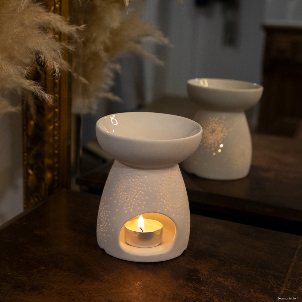 Brûle-Parfum Porcelaine Douceur