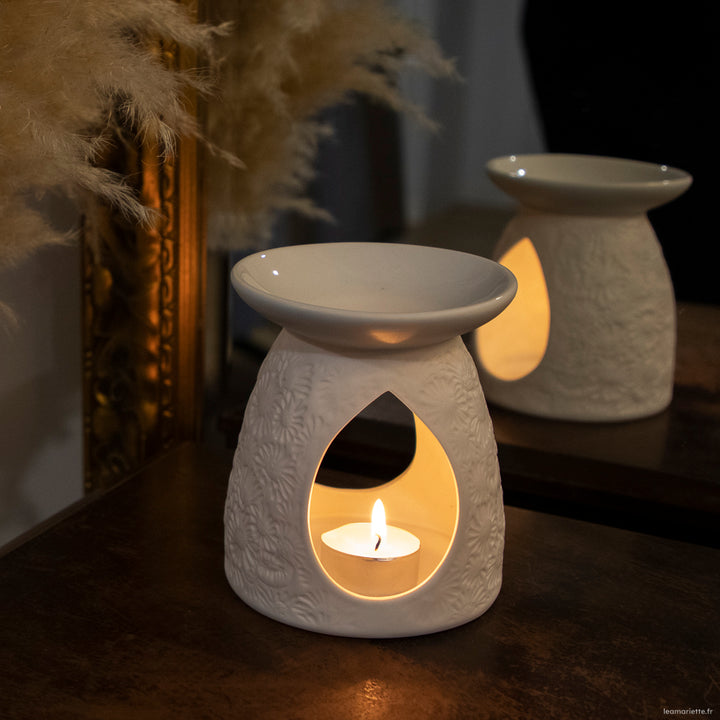 Brûle-Parfum Porcelaine Douceur