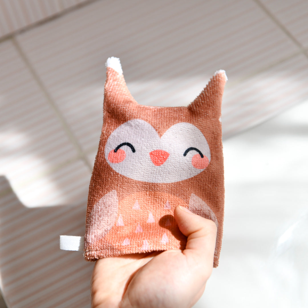 Gants de bain animaux