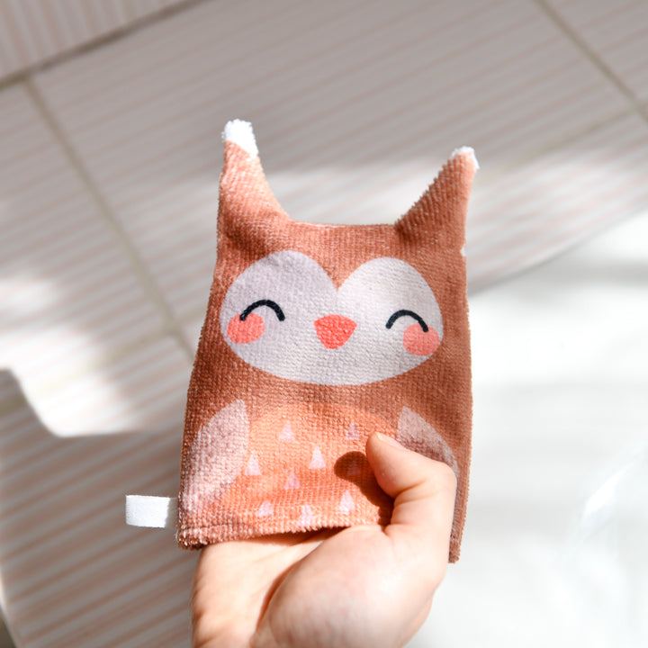 Gants de bain animaux