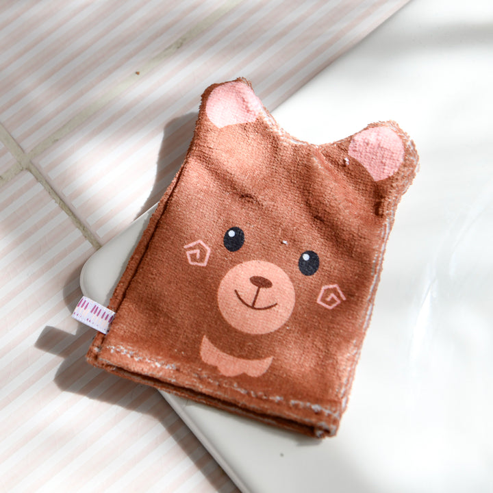 Gants de bain animaux