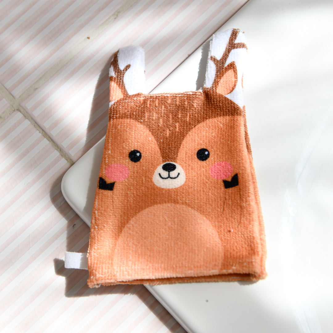Gants de bain animaux